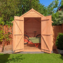 Garden Value Overlap 4 X 6 Double Door Shed