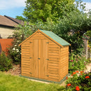Garden Value Overlap 4 X 6 Double Door Shed