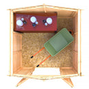 Garden Value Overlap 6 X 6 Double Door Shed