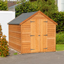 Garden Value Overlap 8 X 6 Double Door Shed