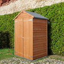Garden Value Overlap 4 X 3 Double Door Shed
