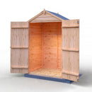 Garden Value Overlap 4 X 3 Double Door Shed