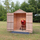 Garden Value Overlap 4 X 3 Double Door Shed
