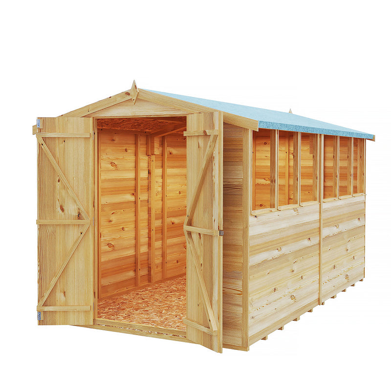 Garden Value Overlap 10 X 6 Apex Shed