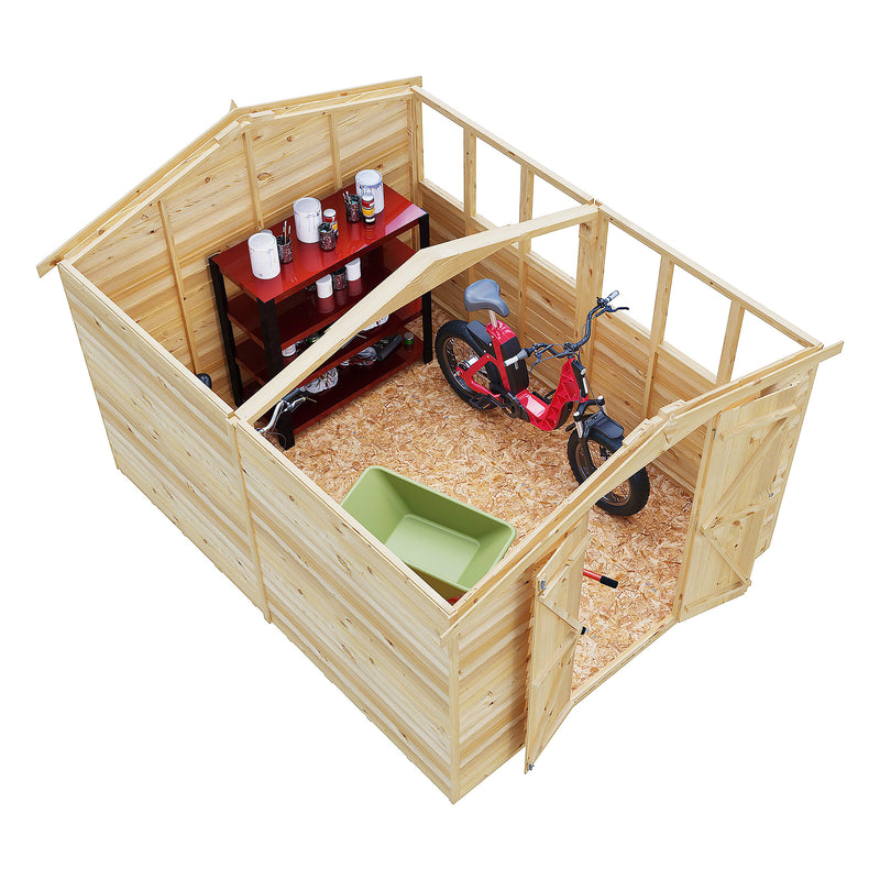 Garden Value Overlap 10 X 8 Apex Shed