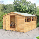 Garden Value Overlap 10 X 10 Apex Shed