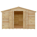Garden Value Overlap 10 X 10 Apex Shed