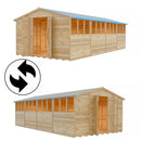 Garden Value Overlap 10 X 20 Apex Shed