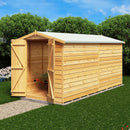 Garden Value Overlap 12 X 6 Windowless Shed