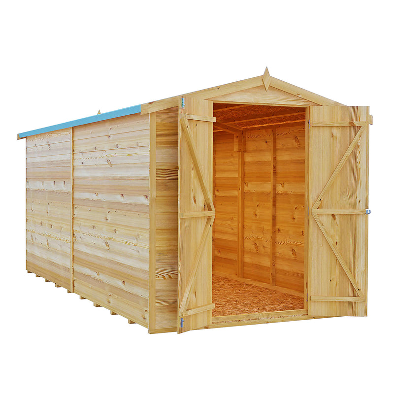 Garden Value Overlap 12 X 6 Windowless Shed