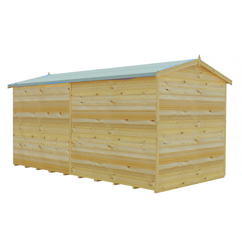 Garden Value Overlap 12 X 6 Windowless Shed