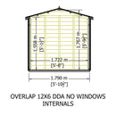 Garden Value Overlap 10 X 8 Apex Shed