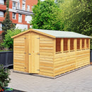 Garden Value Overlap 12 X 8 Apex Shed