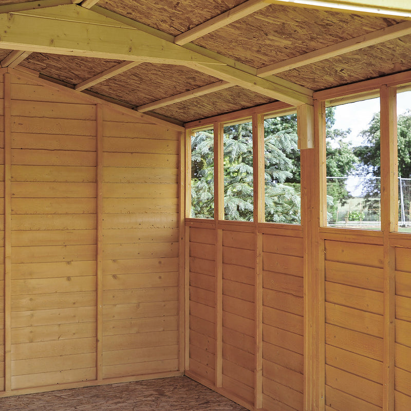 Garden Value Overlap 12 X 8 Apex Shed
