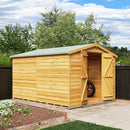 Garden Value Overlap 10 X 8 Windowless Shed
