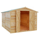 Garden Value Overlap 10 X 8 Windowless Shed