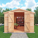 Garden Value Overlap 10 X 8 Windowless Shed