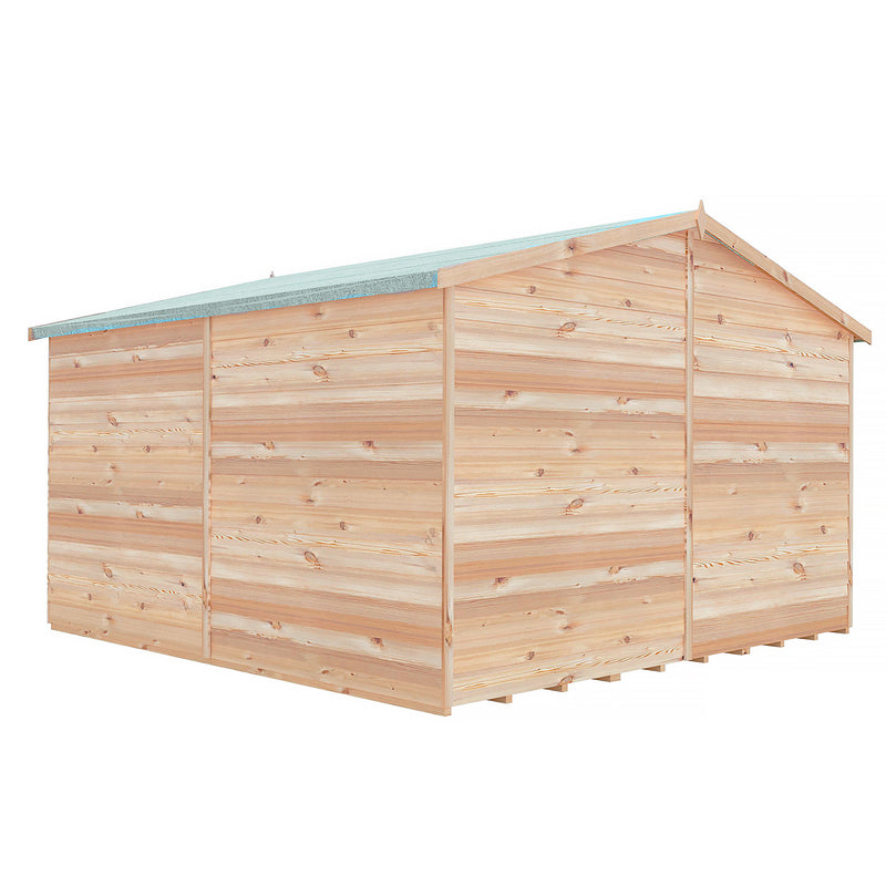 Garden Value Overlap 10 X 10 Windowless Shed