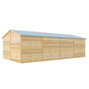 Garden Value Overlap 10 X 20 Windowless Apex Shed