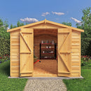 Garden Value Overlap 12 X 8 Windowless Shed