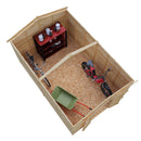 Garden Value Overlap 12 X 8 Windowless Shed