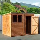 Garden Value Overlap 8 X 6 Pent Shed