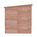 Garden Value 12 X 6 Overlap Pent Shed With Windows