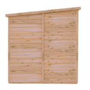 Garden Value 16 X 6 Overlap Pent Shed With Windows