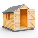 Garden Value Overlap 8 X 6 Shed With Window