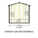 Garden Value Overlap 12 X 6 Apex Shed
