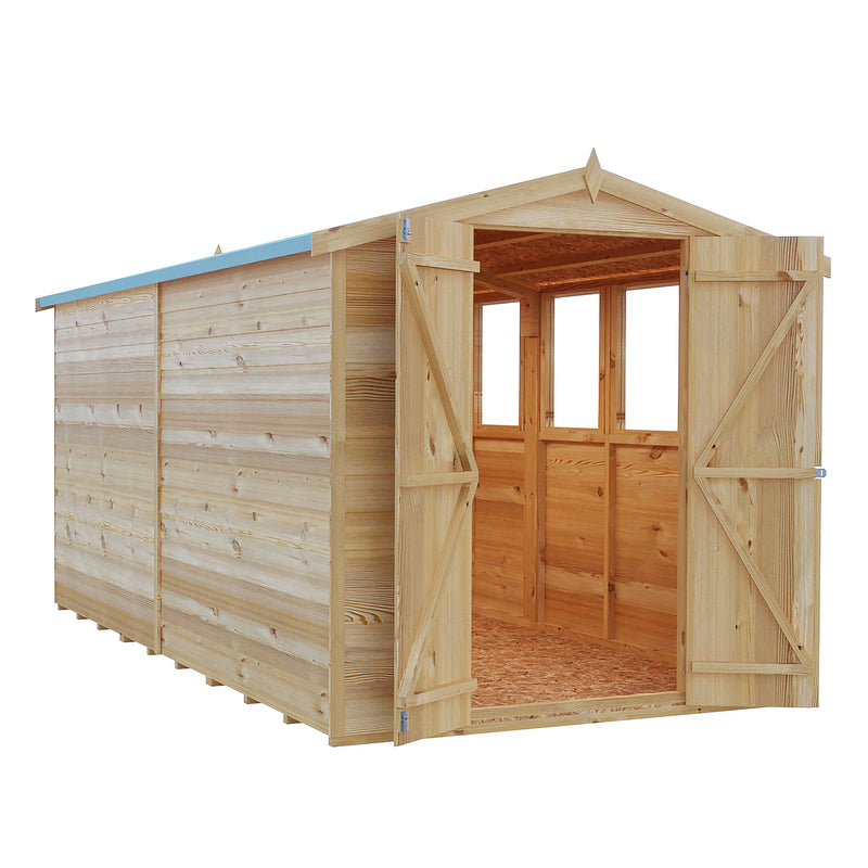 Garden Value Overlap 12 X 6 Apex Shed
