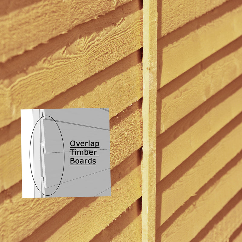 Garden Value 12 X 6 Overlap Pent Shed
