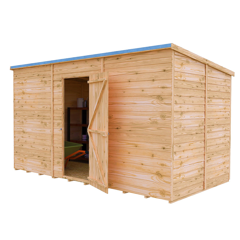 Garden Value 12 X 6 Overlap Pent Shed