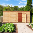 Garden Value 16 X 6 Overlap Pent Shed