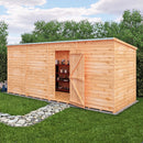 Garden Value 16 X 6 Overlap Pent Shed
