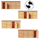 Garden Value 16 X 6 Overlap Pent Shed