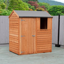 Garden Value Overlap 6 X 4 Reverse Apex Shed