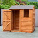 Garden Value Overlap 6 X 4 Reverse Apex Shed