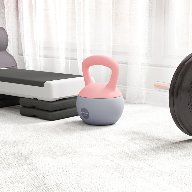 SPORTNOW 12KG Kettlebell with Soft Body and Non-Slip Handle