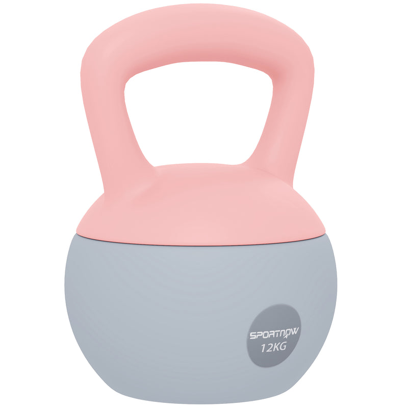 SPORTNOW 12KG Kettlebell with Soft Body and Non-Slip Handle