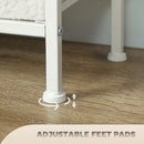 HOMCOM Chest of Drawers with 9 Drawers, Boucle Storage Organiser, Cream