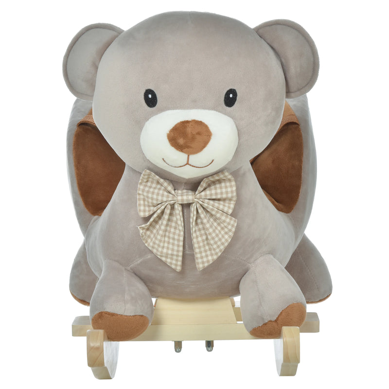 HOMCOM Children s Rocking Bear Grey