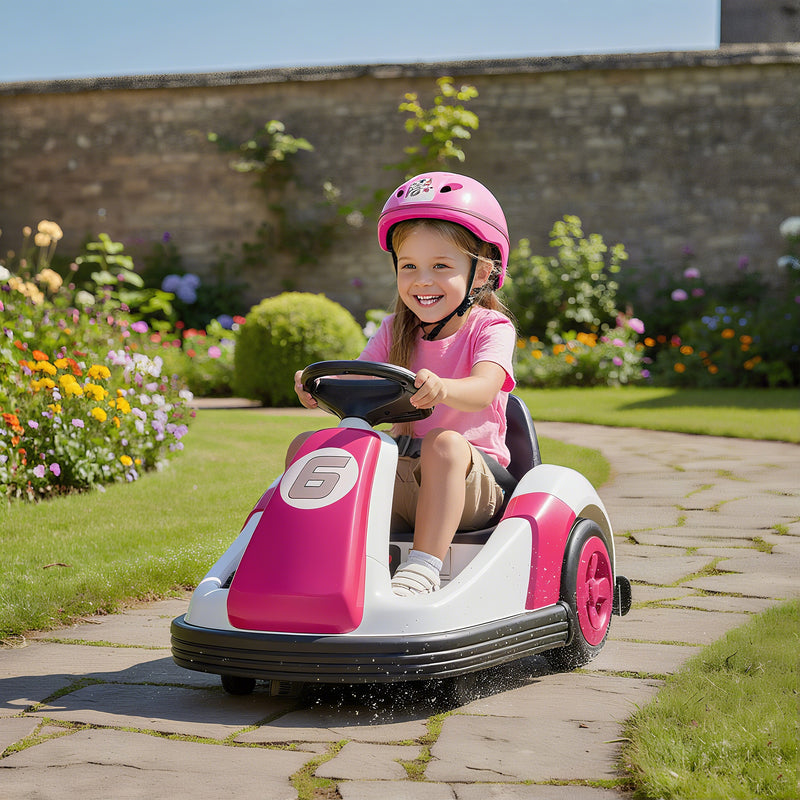 AIYAPLAY Kids Bumper Car with 360-Degree Rotation Spin, Safety Belt