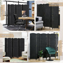 HOMCOM 6 Panel Folding Room Divider, Privacy Screen, 240 x 170cm, Black