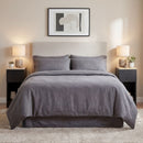 HOMCOM Bedside Tables Set of 2, Nightstands for Bedroom, Living Room, Black