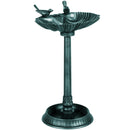 Outsunny 81cm Tall Bird Bath With 2 Decorative Birds For Garden