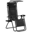 Outsunny Zero Gravity Lounger Chair, Folding Reclining Chair