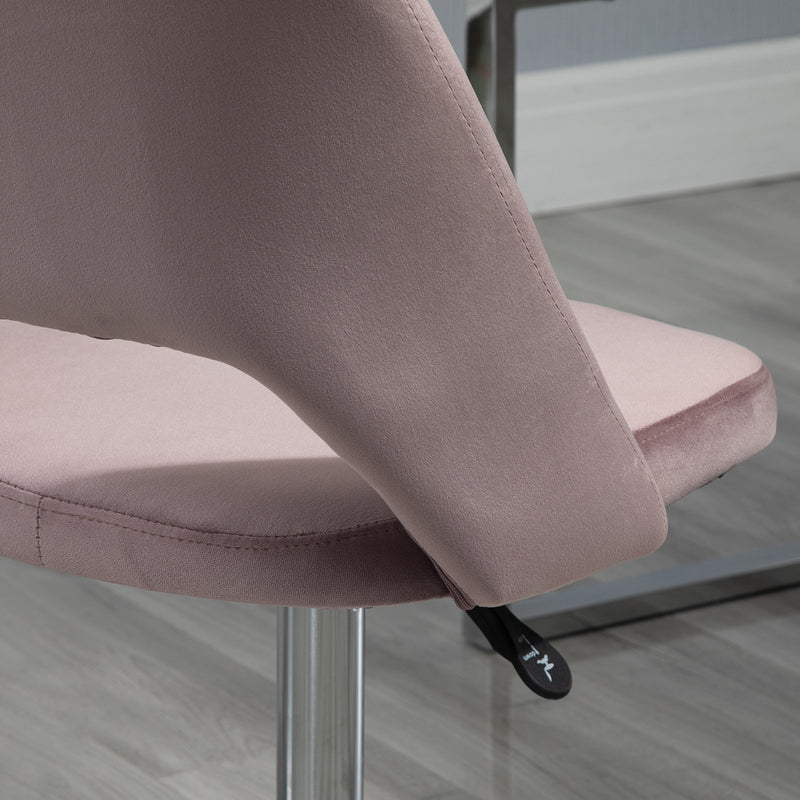Vinsetto Mid-Back Swivel Home Office Chair Scallop Computer Chair