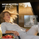 Outsunny 4.3 X 3 M Garden Pergola With Netting Curtains, Lean To Pergola