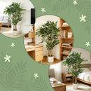 HOMCOM Artificial Ficus Tree, Faux Plant For Home Decor